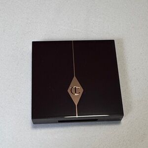 Charlotte Tilbury Chocolate Brown Compact with Gold Accent